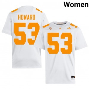Top-Tier Blake Howard #53 Vols White Jersey | Women University Football Stitched Fan Gear 69262811