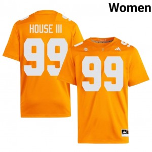 #99 Charles House III UT Volunteers Orange Jersey | Authentic Embroidery Women Player Football Gear 39053240