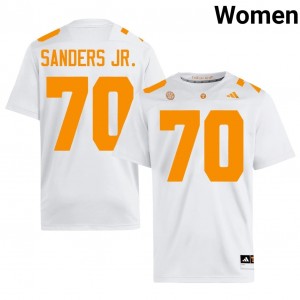 David Sanders Jr. #70 UT Vols Jersey | Exclusive White College Football Women Stitched 49507342