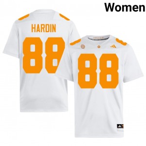 Deon Hardin #88 Tennessee Volunteers Jersey | Gameday White College Football Women Stitched 13650116