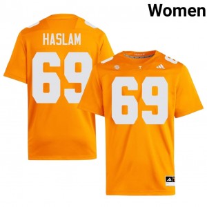 Donovan Haslam #69 UT Vols Jersey | Pro-Grade Orange College Football Women Embroidery 42354975