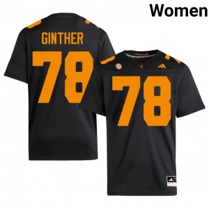 Gage Ginther #78 Tennessee Volunteers Jersey | Gameday Black College Football Women Stitch 39333426