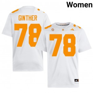 Top-Tier Gage Ginther #78 Vols White Jersey | Women University Football Stitched Fan Gear 17938338