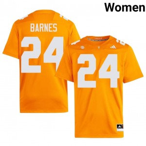 Orange Hunter Barnes #24 Volunteers Jersey | Women High School Football Limited Embroidery 45496418