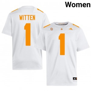 #1 Jason Witten UT Volunteers White Jersey | Alumni Stitched Women Player Football Gear 59388495