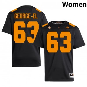Jeremy George-El #63 Tennessee Volunteers Jersey | Iconic Black College Football Women Stitch 17244791