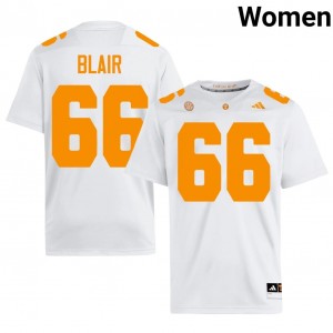 #66 Kamari Blair UT Volunteers White Jersey | Classic Stitched Women Player Football Gear 86813810