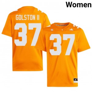 Orange Kedric Golston II #37 Volunteers Jersey | Women High School Football Limited Embroidery 82805762