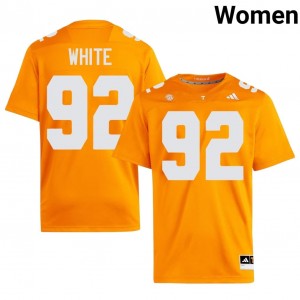 Top-Tier Reggie White #92 Vols Orange Jersey | Women University Football Embroidery Fan Gear 39801773