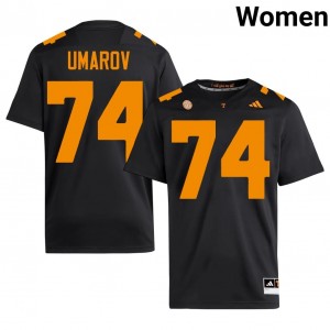 Black Shamurad Umarov #74 Volunteers Jersey | Women High School Football Fresh Swen 60354540