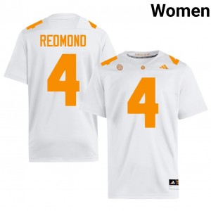 Ty Redmond #4 UT Vols Jersey | Exclusive White College Football Women Stitched 62673279