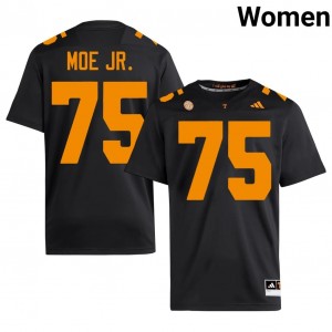 #75 Wendell Moe Jr. UT Volunteers Black Jersey | Authentic Stitch Women Player Football Gear 37633859
