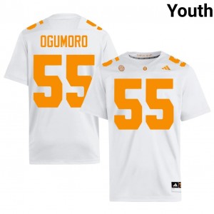 Antoni Ogumoro #55 Tennessee Volunteers Jersey | Gameday White College Football Youth Stitched 78518116