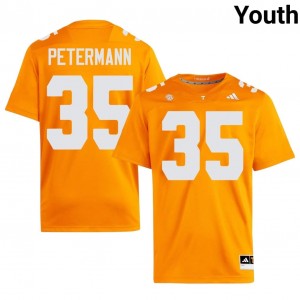 Top-Tier Ben Petermann #35 Vols Orange Jersey | Youth University Football Embroidery Fan Gear 70564705