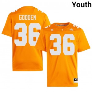 #36 Carter Gooden UT Volunteers Orange Jersey | Elite Embroidery Youth Player Football Gear 12027988
