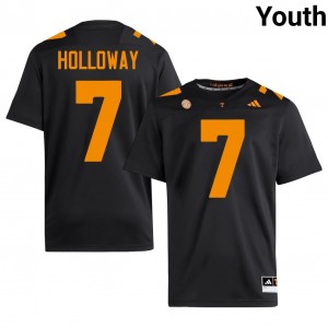 Black Condredge Holloway #7 Volunteers Jersey | Youth High School Football Licensed Stitch 38589309