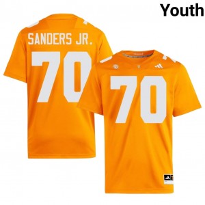 #70 David Sanders Jr. UT Volunteers Orange Jersey | Classic Embroidery Youth Player Football Gear 48610088