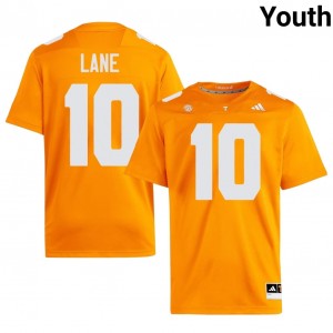 Tennessee Volunteers Dejuan Lane #10 Orange Jersey | Pro Cut Embroidery NCAA Football Youth Apparel 62630677