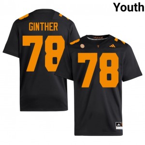 Black Gage Ginther #78 Volunteers Jersey | Youth High School Football Limited Swen 57040485