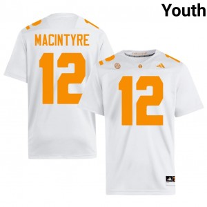 White George MacIntyre #12 Volunteers Jersey | Youth High School Football Limited Stitched 93785422