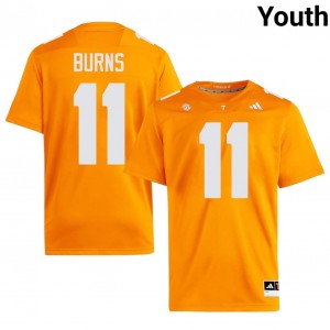 Jordan Burns #11 UT Vols Jersey | Pro-Grade Orange College Football Youth Embroidery 26517786