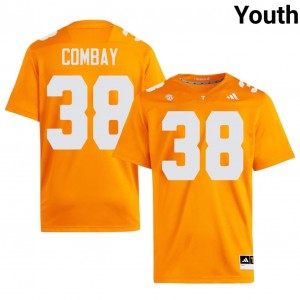 Jowell Combay #38 UT Vols Jersey | Pro-Grade Orange College Football Youth Embroidery 47557181