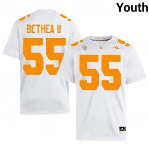 Vols Mike Bethea II #55 White Jersey | Essential Stitched NCAA Football Youth Apparel 85146085