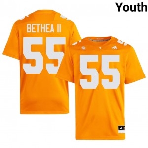 Mike Bethea II #55 Tennessee Volunteers Jersey | Iconic Orange College Football Youth Embroidery 29684614