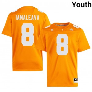 Vols Nico Iamaleava #8 Orange Jersey | Premium Embroidery NCAA Football Youth Apparel 96383122