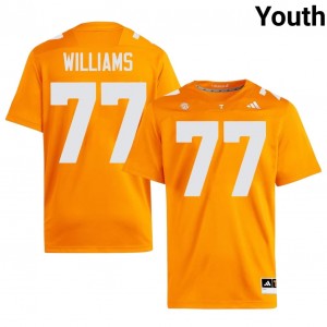 #77 Ory Williams UT Volunteers Orange Jersey | Alumni Embroidery Youth Player Football Gear 52353475