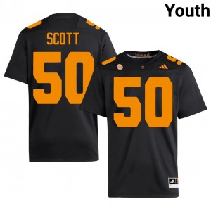 Tennessee Volunteers Ryan Scott #50 Black Jersey | Genuine Stitch NCAA Football Youth Apparel 94996585