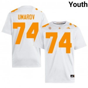 Shamurad Umarov #74 UT Vols Jersey | Pro-Grade White College Football Youth Stitched 54658263