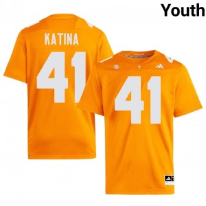 Vols Steele Katina #41 Orange Jersey | Essential Embroidery NCAA Football Youth Apparel 99991896