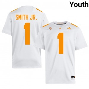 Travis Smith Jr. #1 UT Vols Jersey | Exclusive White College Football Youth Stitched 70107387